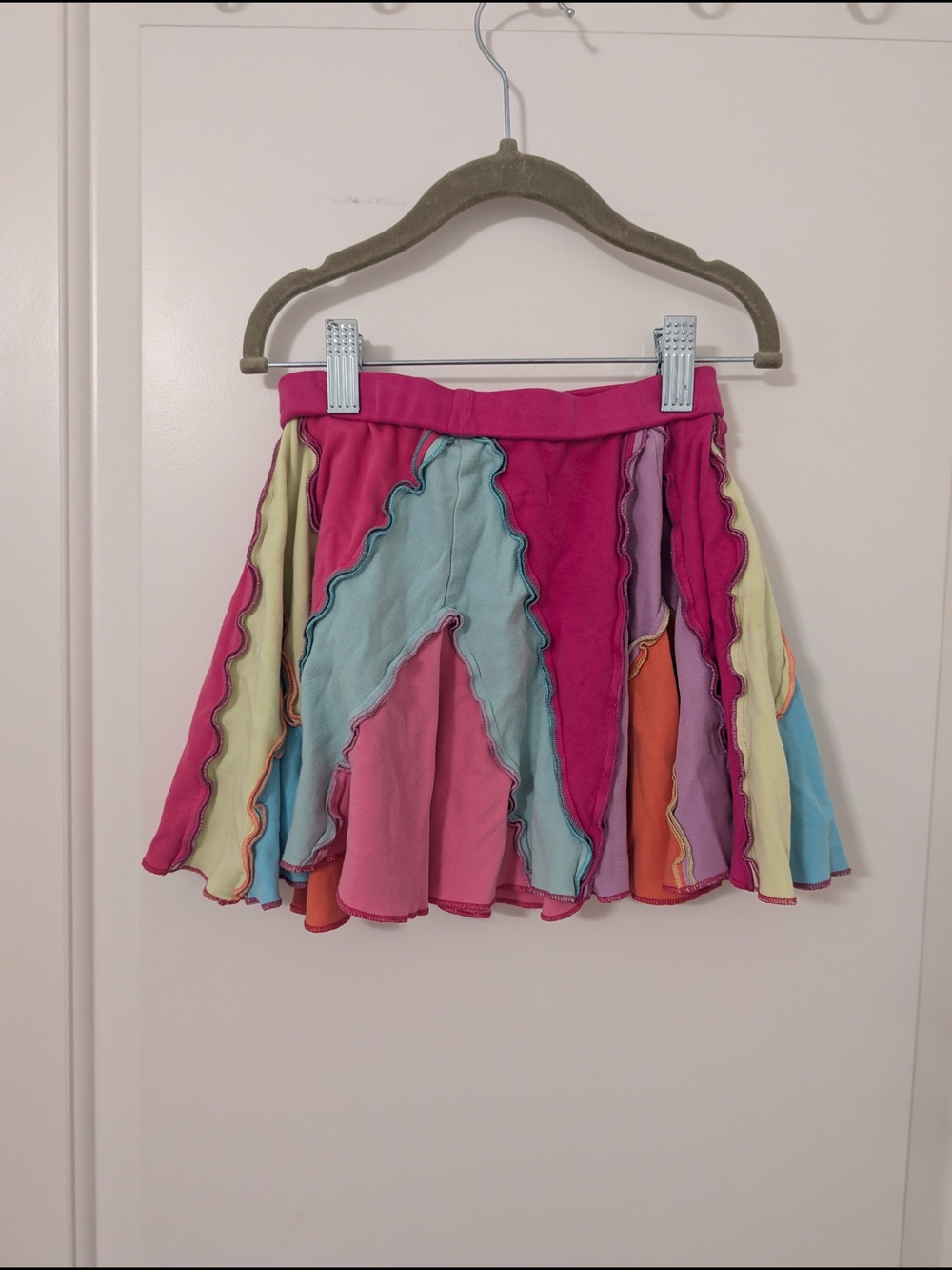 Lemon Loves Lime Rainbow Ruffle Twirl Skirt Girls Size 5